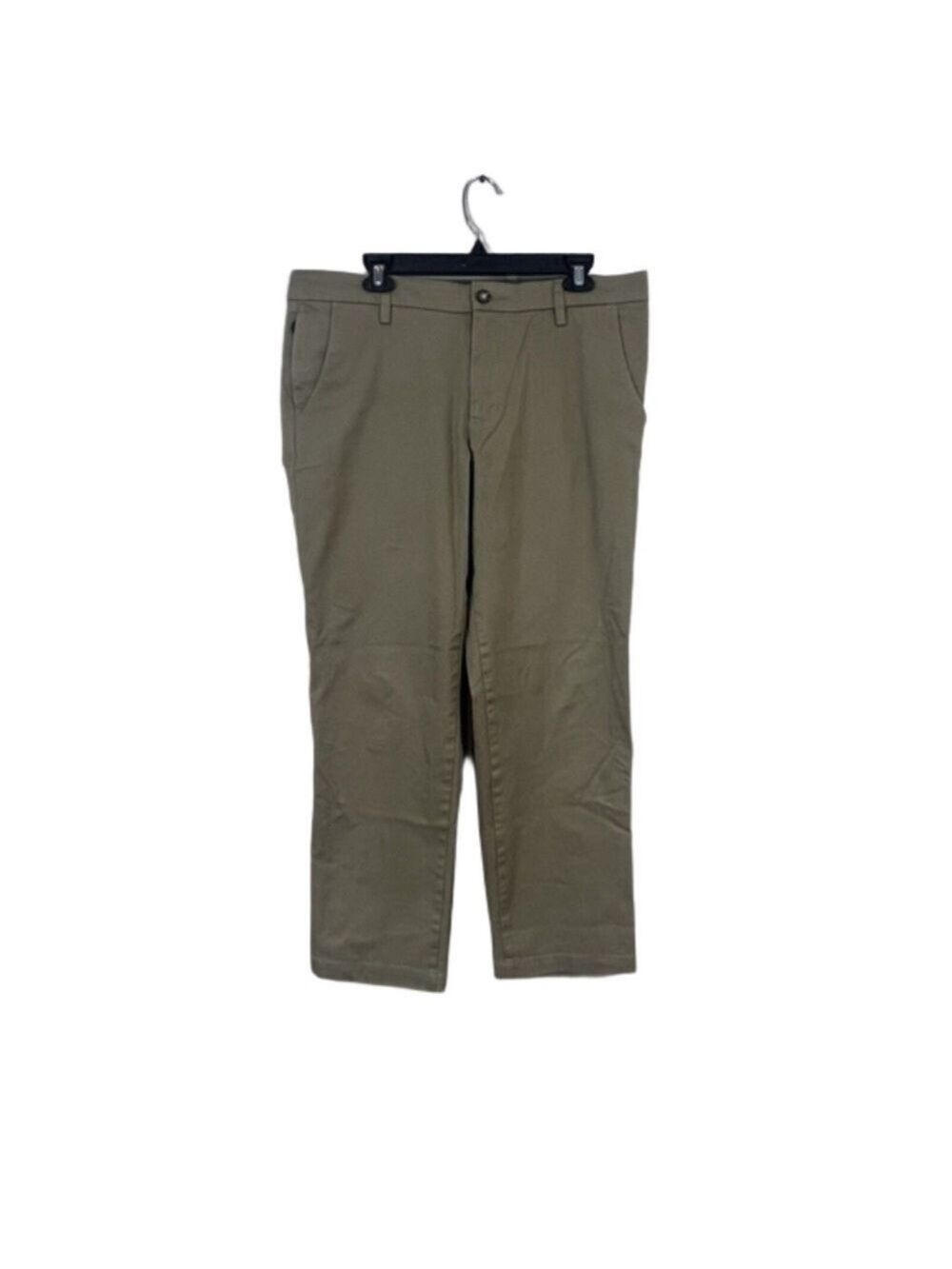 Dockers Pants Men 36x30 Tan Straight Fit Jean Cut 5 Pocket Chino Stretch